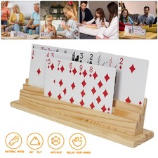 Spruce Playing Card Deck Holder - Poker Party Base Stand Rack UNO Game Games UK
