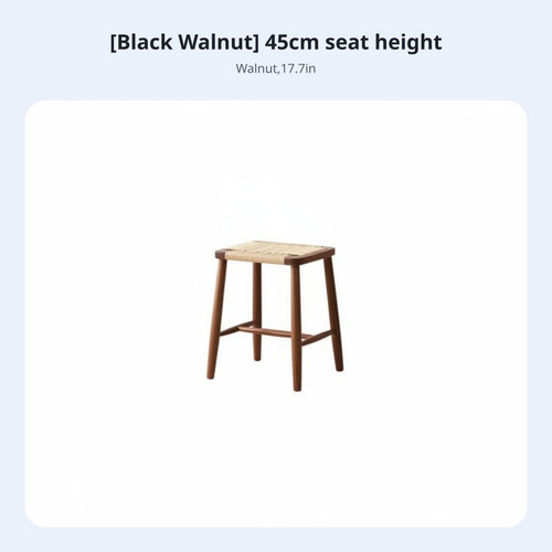 Backless woven high seat - backless,