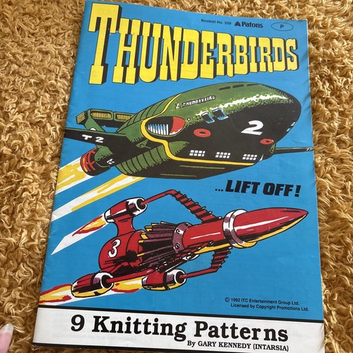 Vintage thunderbirds knitting - thunderbirds,