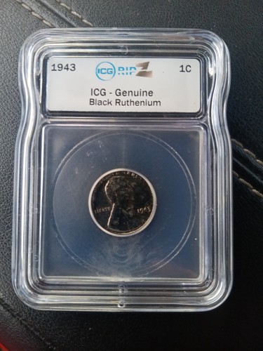 1943 steel lincoln wheat cent - steel,