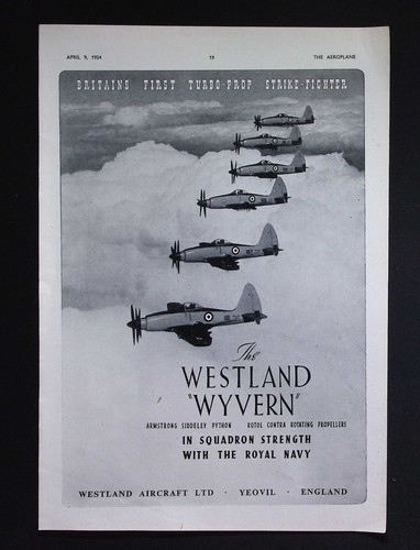 Original 1954 advert - advert, –