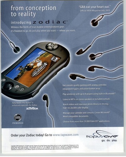 2003 tapwave zodiac - 2003,