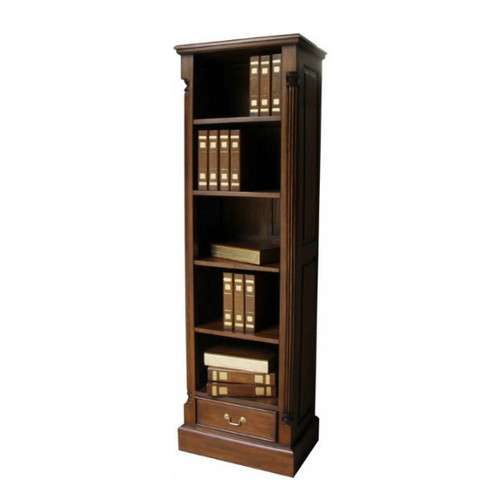 Mahogany bookcase pillar - bookcase,
