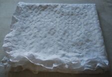 ANTONIO SALGADO PORTUGAL KING QUILT Bedspread 88X110" 80% COTTON Jacquard FLORAL