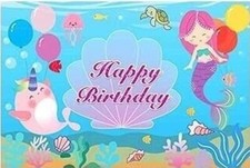 Mermaid Happy Birthday