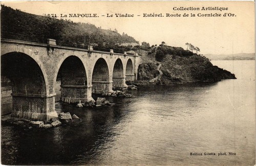 Old postcard napoule le - old, a