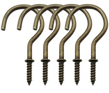 Cup Hooks Screw In ALL SIZES