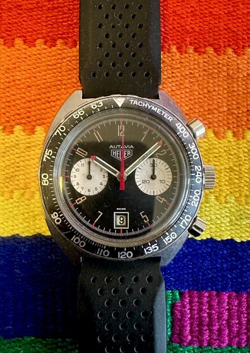 Vintage heuer autavia military - vintage,