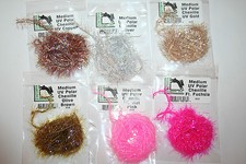 Fly Tying Hareline Medium UV Polar Chenille Lures Wets Bass Pike Trout