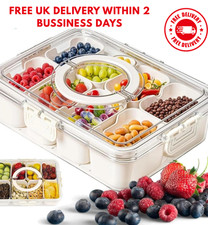 Divided Serving Tray with Lid