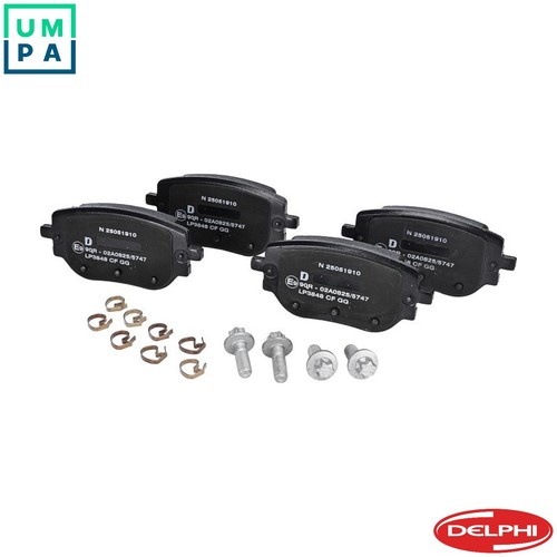 Brake pad set disc - brake,