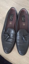 Next Italia Signature Black Mens Leather Loafers
