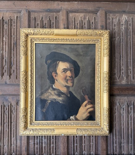 Large antique 18th century oil - 18th,