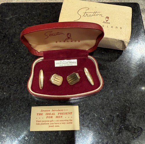 Vintage cufflinks stratton - vintage,