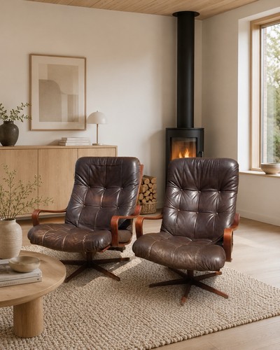 Mid century swedish brown - mid,