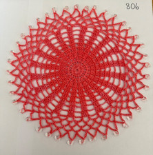 Hand Made Crochet Beaded Jug