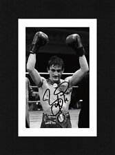 8X6 Mount BARRY McGUIGAN Signed Autograph PHOTO Boxing Print Ready to Frame
