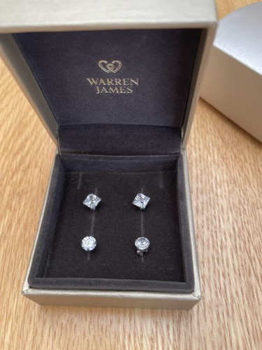 Pairs cubic zirconia silver - 2,