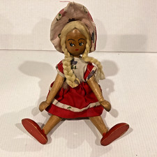 Vintage 1950s Polish Peg Doll