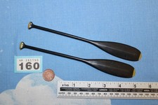 Original Vintage Action Man Palitoy X2 Black Dinghy Paddles CB1285W