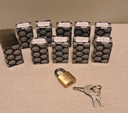 Joblot x10 shield b20 brass - x10,
