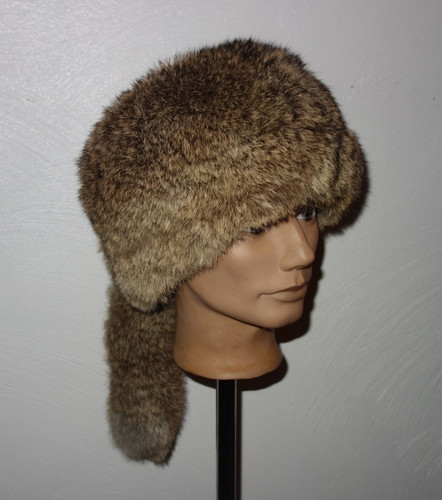 Kanin fur hat real - fur,