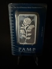 PAMP Suisse Rosa Silver 1 oz