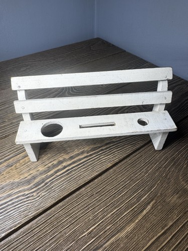Vintage japanese white wooden - white,