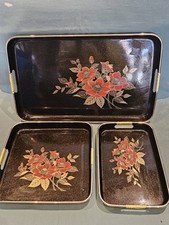 Vintage Japanese Black Lacquer