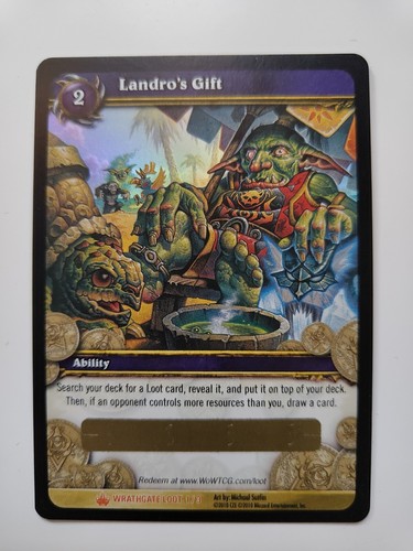Landro gift unscratched - landro's, wow