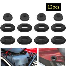 12pcs Universal Motorcycle Rubber Side Cover Grommet Pad Gasket Accessories