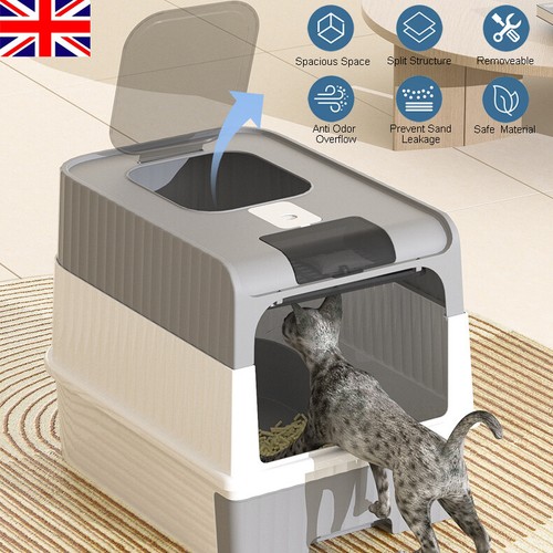 Large cat litter box - cat, pan