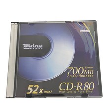 Tevion 700MB CD-R 80 52x High Quality Pure SIlver
