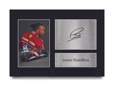 Lewis Hamilton Ferrari Gift Idea Framed Photo Prints for Fans of F1 Formula 1