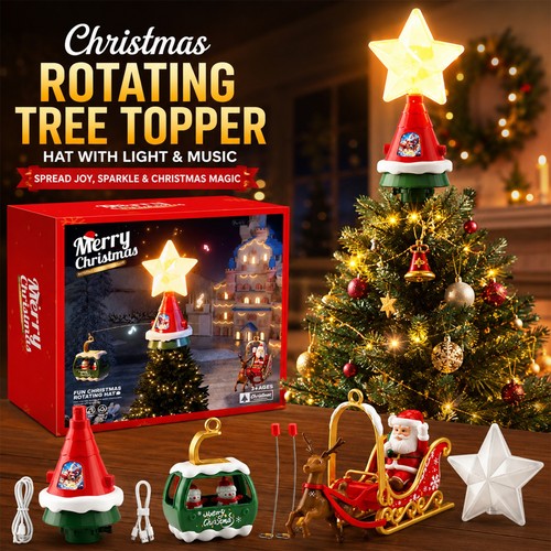 Christmas tree topper - tree, animated