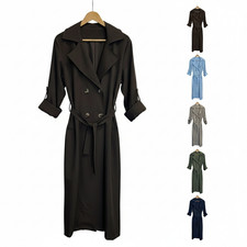 Ladies Plain Trench Jacket