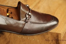 Gucci Brown Leather Silver