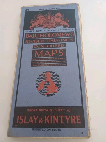 Bartholomew half inch map - half,