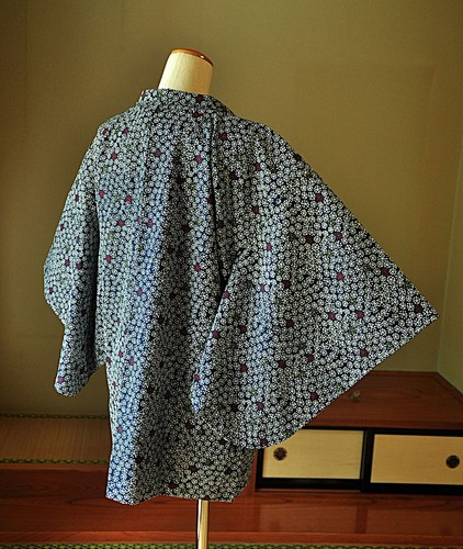 Vintage japanese kimono haori - kimono,