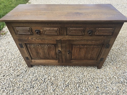 Old charm oak sideboard - charm,