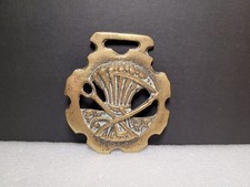 Vintage Horse Brass Wheat