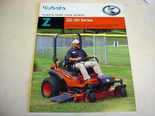 Kubota zero turn mower - kubota, zg/zd