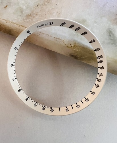 Tachymeter white bezel for - white,