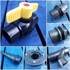 1.5 inch 43mm Solvent weld pipe fittings koi pond filter fish various kockney