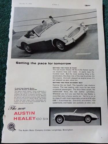 El24 ephemera 1961 motor - ,