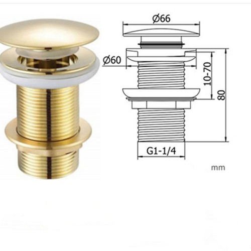 Gold stainless steel finish - gold,