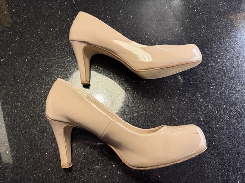 Next nude patent heels - patent, size