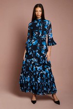 Coast Navy Maxi Dress Womens Occasion Dresses