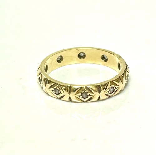 Vintage 9ct gold 4mm full - vintage,