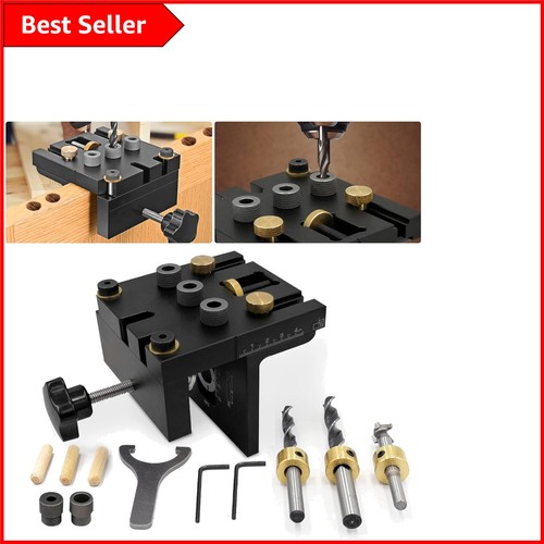 Adjustable pocket hole jig for - hole,